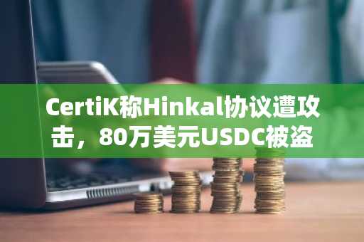CertiK称Hinkal协议遭攻击，80万美元USDC被盗