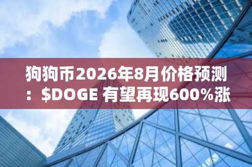 狗狗币2026年8月价格预测：$DOGE 有望再现600%涨幅