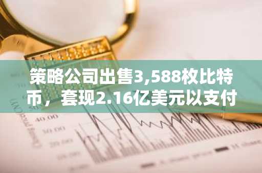 策略公司出售3,588枚比特币,套现2.16亿美元以支付优先股股息