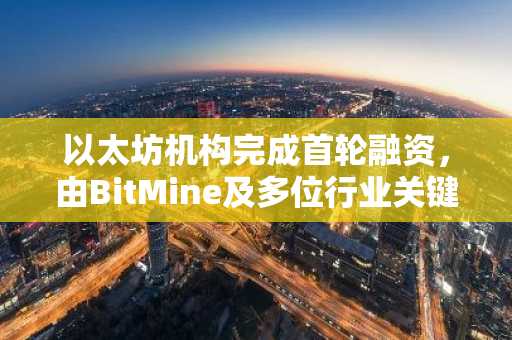 以太坊机构完成首轮融资，由BitMine及多位行业关键投资者领投