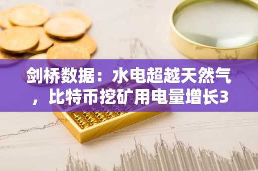 剑桥数据：水电超越天然气，比特币挖矿用电量增长38%