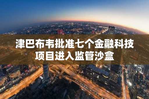 津巴布韦批准七个金融科技项目进入监管沙盒