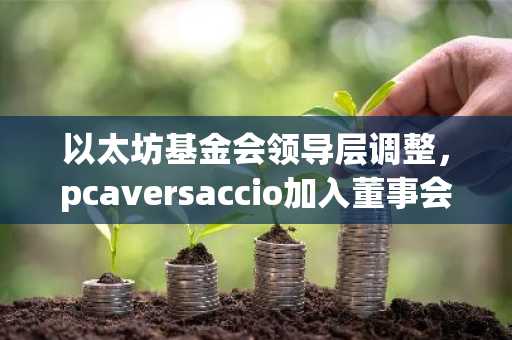以太坊基金会领导层调整，pcaversaccio加入董事会