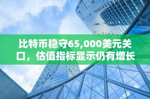 比特币稳守65,000美元关口，估值指标显示仍有增长空间