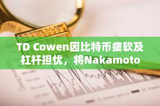 TD Cowen因比特币疲软及杠杆担忧，将Nakamoto目标价大幅下调58%