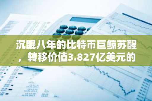 沉眠八年的比特币巨鲸苏醒,转移价值3.827亿美元的BTC