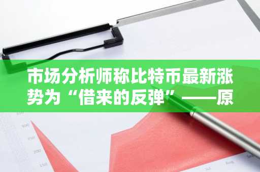 市场分析师称比特币最新涨势为“借来的反弹”——原因在此