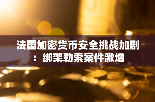 法国加密货币安全挑战加剧：绑架勒索案件激增