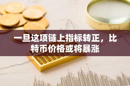 一旦这项链上指标转正,比特币价格或将暴涨