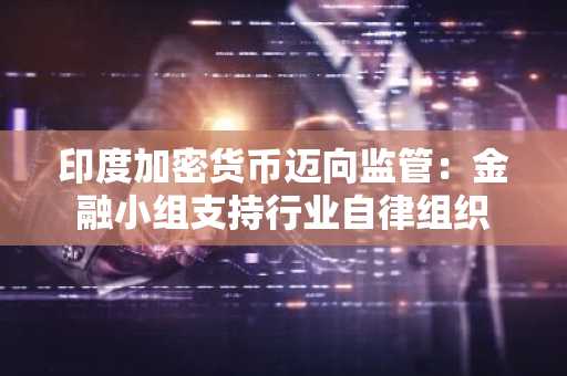 印度加密货币迈向监管：金融小组支持行业自律组织