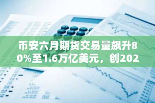 币安六月期货交易量飙升80%至1.6万亿美元,创2026年新高