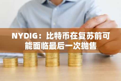 NYDIG:比特币在复苏前可能面临最后一次抛售