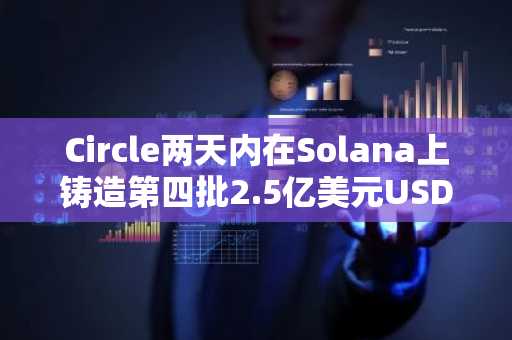 Circle两天内在Solana上铸造第四批2.5亿美元USDC