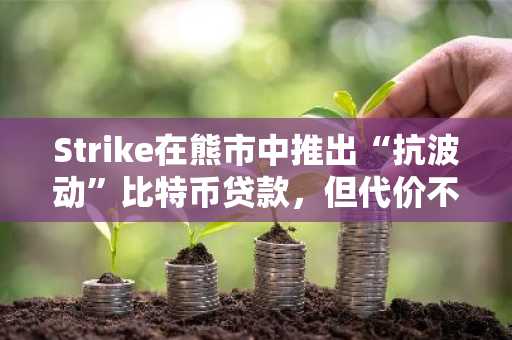 Strike在熊市中推出“抗波动”比特币贷款,但代价不菲