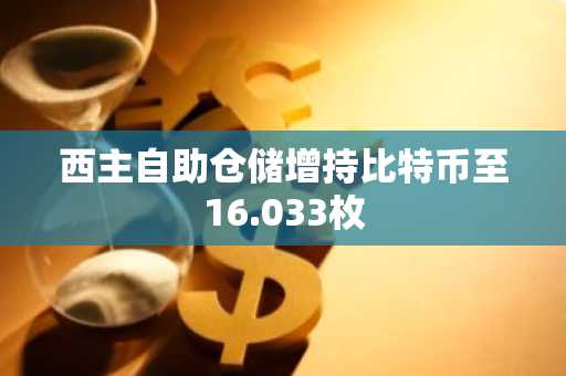 西主自助仓储增持比特币至16.033枚