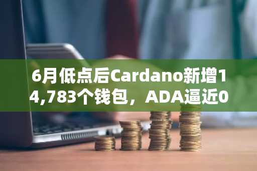 6月低点后Cardano新增14,783个钱包，ADA逼近0.20美元