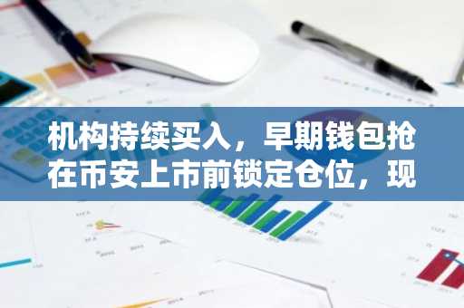 机构持续买入,早期钱包抢在币安上市前锁定仓位,现在值得买入的三大加密货币