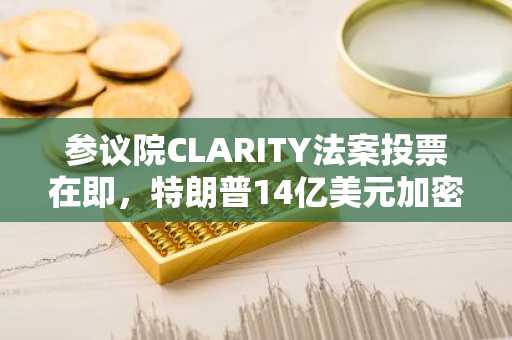 参议院CLARITY法案投票在即,特朗普14亿美元加密货币收益引发道德争议