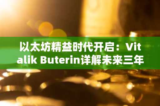 以太坊精益时代开启：Vitalik Buterin详解未来三年协议升级路线图