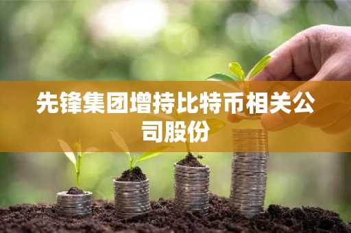 先锋集团增持比特币相关公司股份