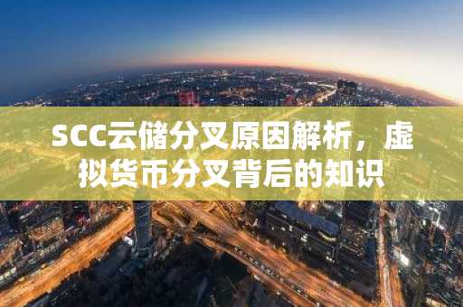 SCC云储分叉原因解析，虚拟货币分叉背后的知识