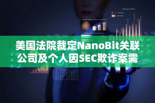 美国法院裁定NanoBit关联公司及个人因SEC欺诈案需赔付超500万美元