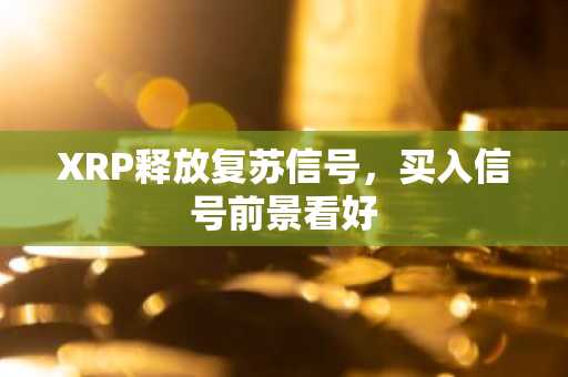 XRP释放复苏信号，买入信号前景看好