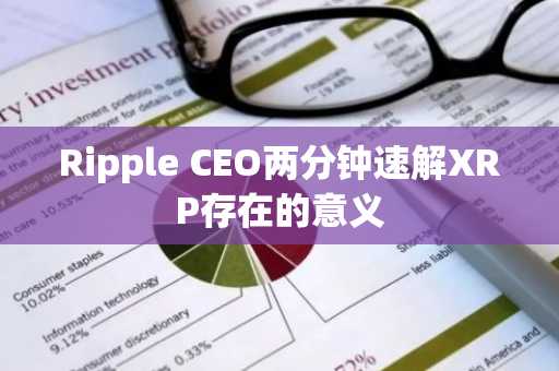 Ripple CEO两分钟速解XRP存在的意义