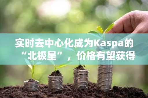 实时去中心化成为Kaspa的“北极星”,价格有望获得提振