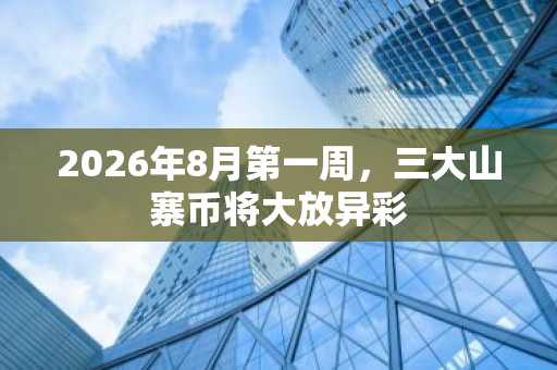 2026年8月第一周，三大山寨币将大放异彩