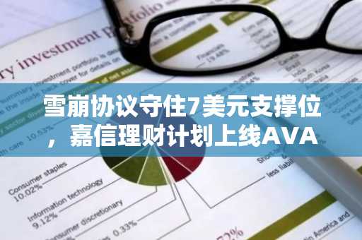 雪崩协议守住7美元支撑位，嘉信理财计划上线AVAX交易，RWA资产达30亿美元
