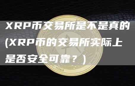 RP币交易所是不是真的 - RP币的交易所实际上是否安全可靠?