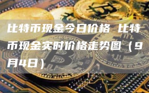 比特币现金今日价格 比特币现金实时价格走势图(9月4日)