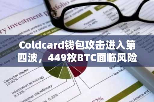 Coldcard钱包攻击进入第四波,449枚BTC面临风险