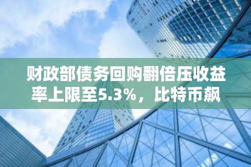 财政部债务回购翻倍压收益率上限至5.3%，比特币飙升至6.95万美元