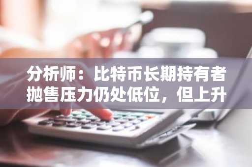 分析师：比特币长期持有者抛售压力仍处低位，但上升趋势尚未确认