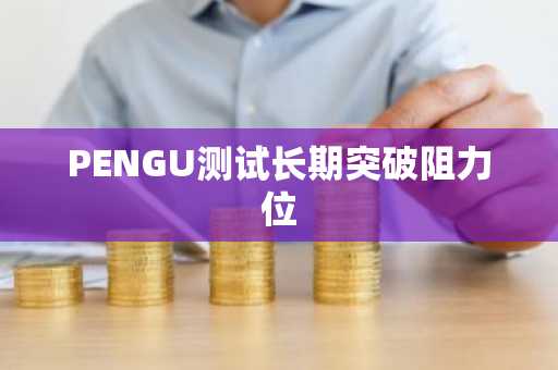 PENGU测试长期突破阻力位