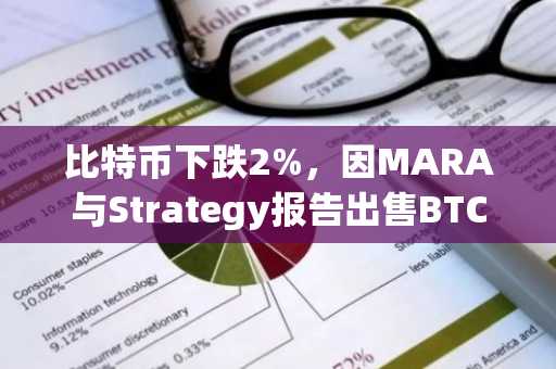 比特币下跌2%,因MARA与Strategy报告出售BTC