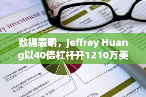 数据表明，Jeffrey Huang以40倍杠杆开1210万美元BTC多头头寸。