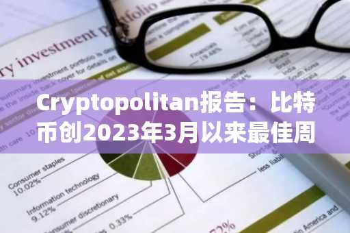 Cryptopolitan报告:比特币创2023年3月以来最佳周,仅30%读者认为能涨至10万美元