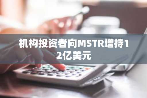 机构投资者向MSTR增持12亿美元