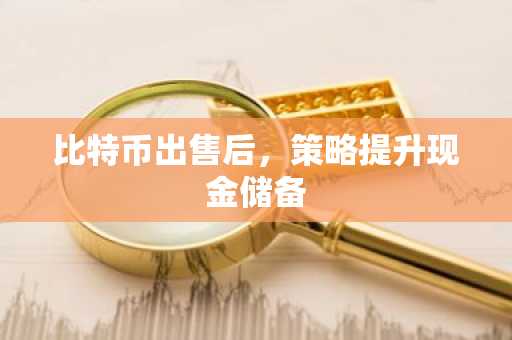 比特币出售后,策略提升现金储备