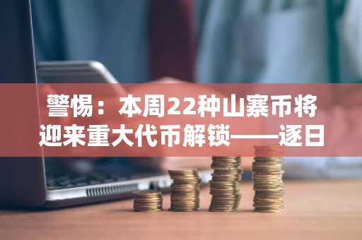 警惕：本周22种山寨币将迎来重大代币解锁——逐日逐时清单