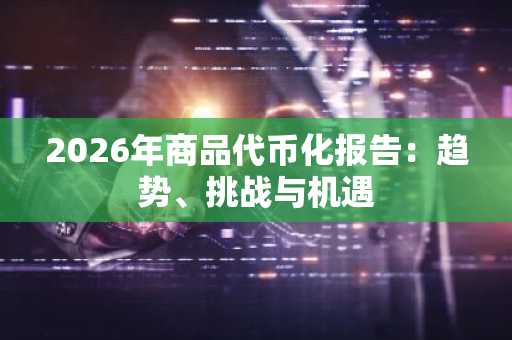 2026年商品代币化报告:趋势、挑战与机遇