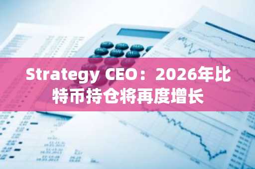 Strategy CEO:2026年比特币持仓将再度增长