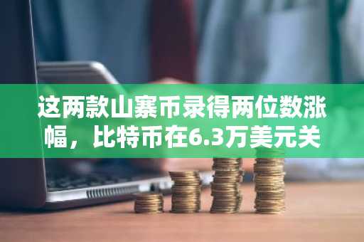 这两款山寨币录得两位数涨幅，比特币在6.3万美元关口挣扎：周末行情观察