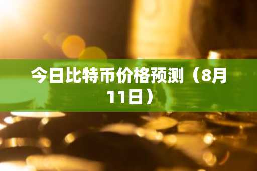 今日比特币价格预测(8月11日)