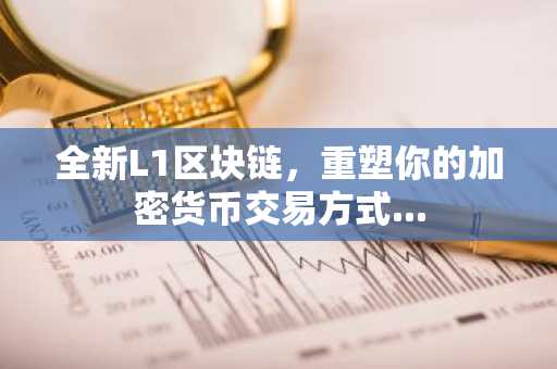 全新L1区块链，重塑你的加密货币交易方式...