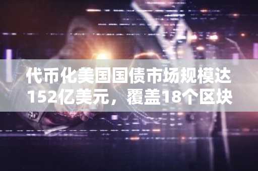 代币化美国国债市场规模达152亿美元,覆盖18个区块链